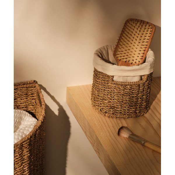 Košara od morske trave 15x15x15 cm Tossa – Kave Home-image-1