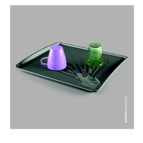 Stalak za cijeđenje posuđa Metaltex Hydro, 35 x 31 cm-image-1