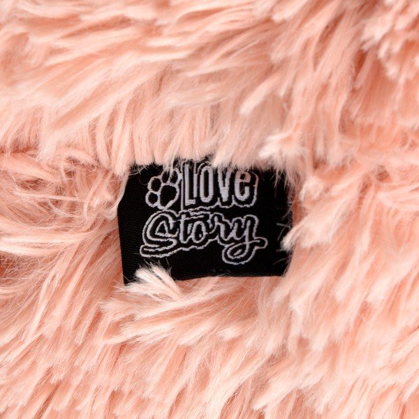 Svijetlo ružičasti šator za životinje za mačke ø 55 cm – Love Story-image-1