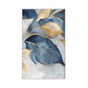 Plavi/u zlatnoj boji perivi tepih 160x230 cm Golden Leaves – Mila Home