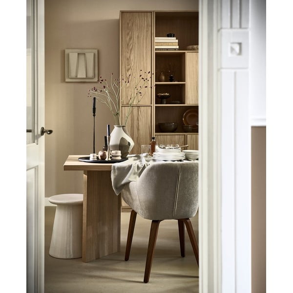 Modularna biblioteka u dekoru hrasta u prirodnoj boji 264x243 cm Modulair – vtwonen-image-1