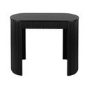 Crni metalni pomoćni stol 40x100 cm Estriado  – Leitmotiv