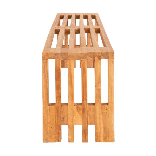 Vrtna klupa od tikovine House Nordic Benidorm, 140 x 35 cm-image-4