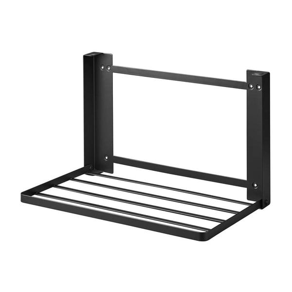 Mat crna željezna zidna kupaonska polica Tower – YAMAZAKI