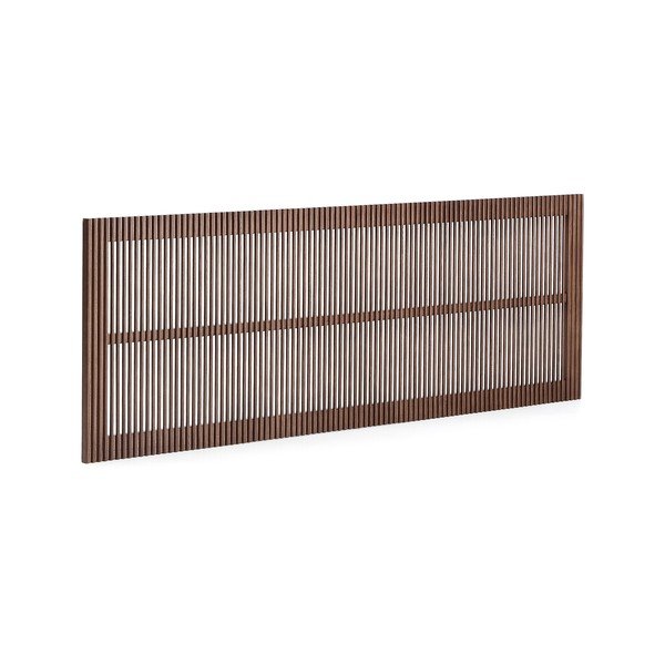 Uzglavlje od čvrste jeseni u tamnoj prirodnoj boji 195x70 cm Beyla – Kave Home