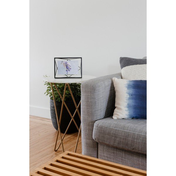 Crni metalni stojeći/viseći okvir 20x15 cm Prisma – Umbra-image-3