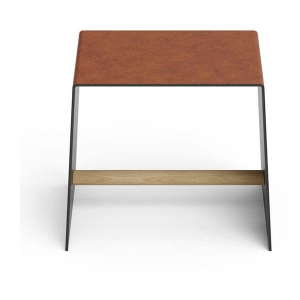 Konjak smeđi metalni stolac Bull – LIND DNA