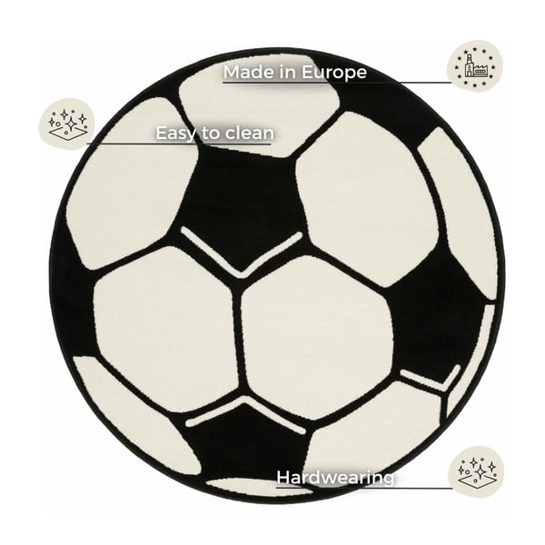 Dječji tepih Hanse Home Football, ⌀ 150 cm-image-3