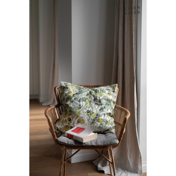 Lanena ukrasna jastučnica 40x40 cm Lotus – Linen Tales-image-2