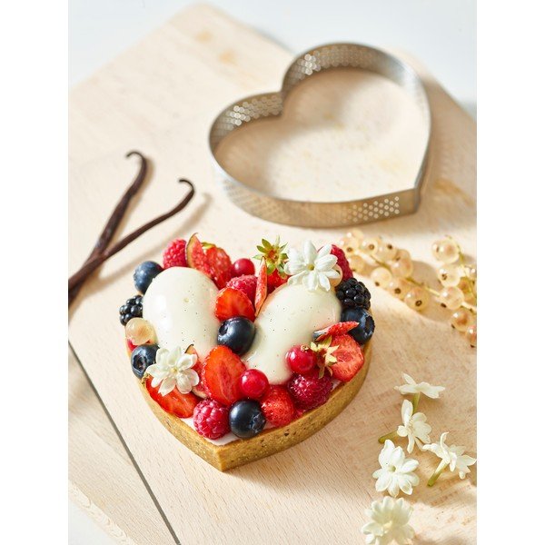 Posuda za pečenje od nehrđajućeg čelika de Buyer Heart Ring, ø 18 cm-image-3