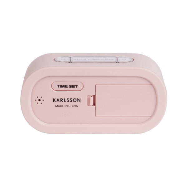Svjetloružičasta gumena budilica Karlsson Gummy-image-2