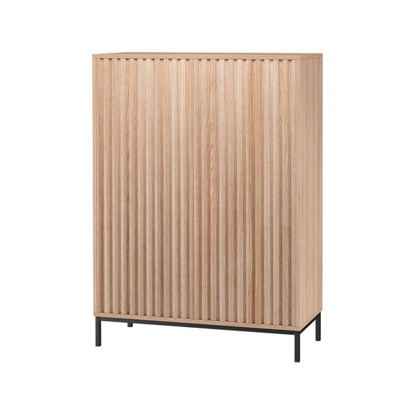 Ormarić u dekoru hrasta u prirodnoj boji 80x110 cm Celine - Støraa-image-1