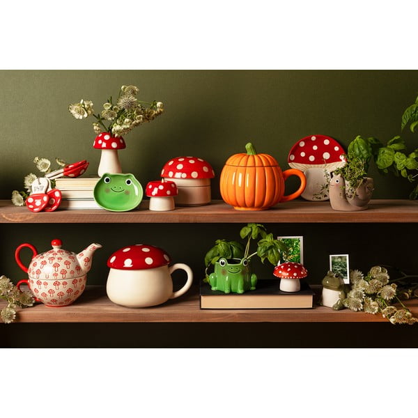 Glinena ukrasna tegla za cvijeće Frog – Sass & Belle-image-2