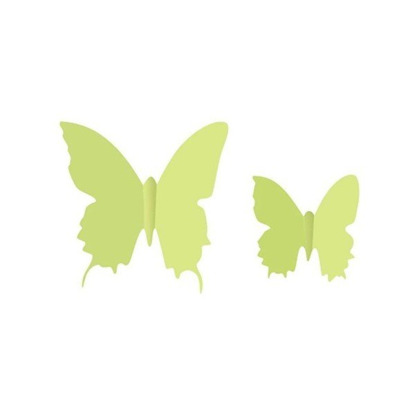 Set od 12 3D naljepnica koje svijetle u mraku Ambiance Butterflies-image-2