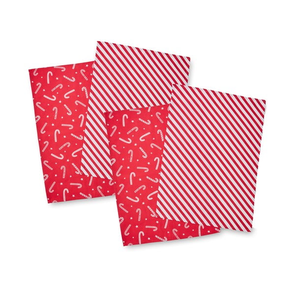 Pamučna kuhinjska krpa 4 kom s božićnim motivom 50x70 cm Candy Cane – Catherine Lansfield-image-2