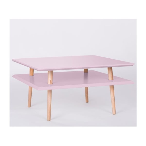 UFO Square Pink stolić za kavu, 68 cm (širina) i 35 cm (visina)