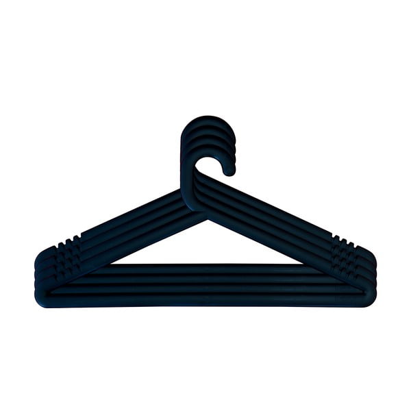 Set od 4 crne vješalice za vješalicu Karup Design Hongi Black-image-1
