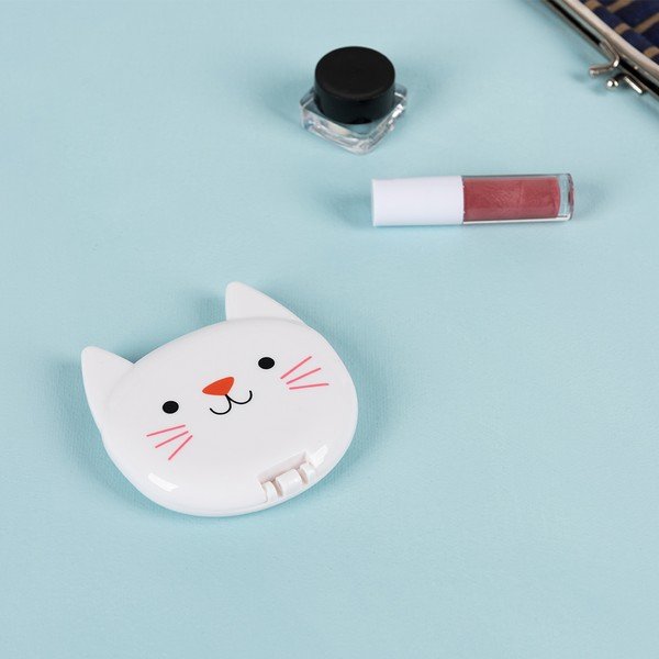 Kozmetičko povećavajuće ogledalo 7,5x8 cm Cookie the Cat – Rex London-image-1