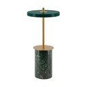 Zelena mramorna LED stolna lampa s mogućnosti zatamnjivanja s metalnim sjenilom (visina 25,5 cm) Asteria Move Mini – UMAGE