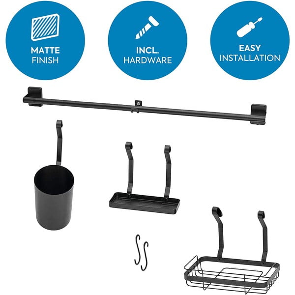 Crni zidni organizator iDesign Austin-image-2