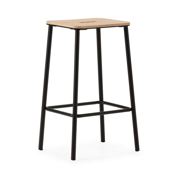 Crne barske stolice u setu 2 kom (visine sjedala 65 cm) Abba – Marckeric