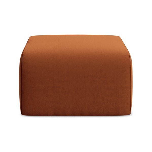 Baršunast tabure boje terakote Lani – Makamii-image-2