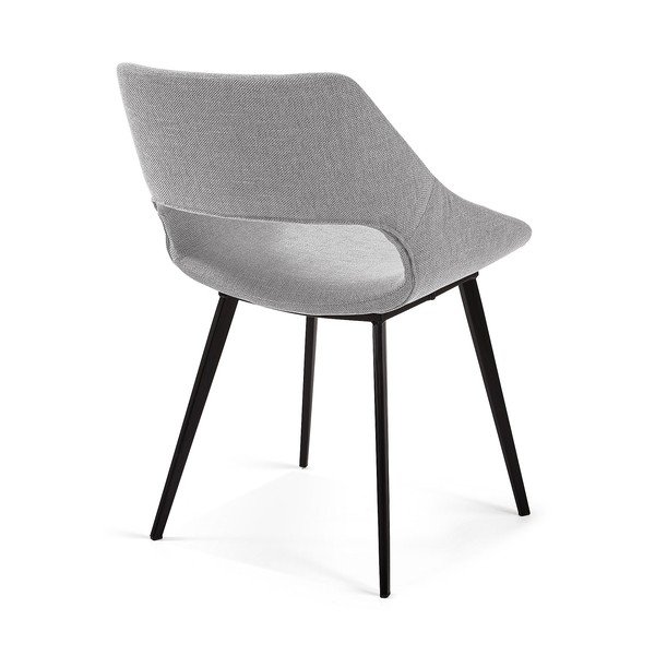 Svjetlosiva blagovaonska stolica Kave Home Hest-image-3