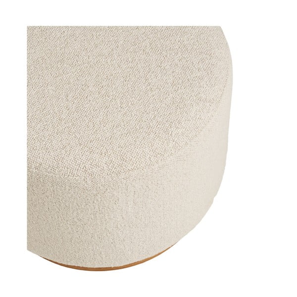 Bež tabure od bouclé tkanine Daisy – House Nordic-image-2