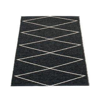 Crni unutarnji i vanjski tepih 70x100 cm Max Black – Pappelina