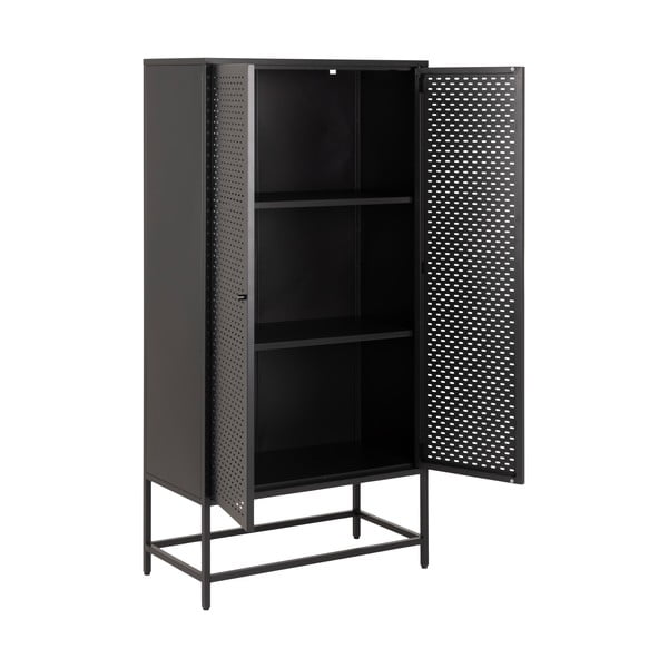 Crni metalni ormar 80x160 cm Newcastle – Actona-image-3