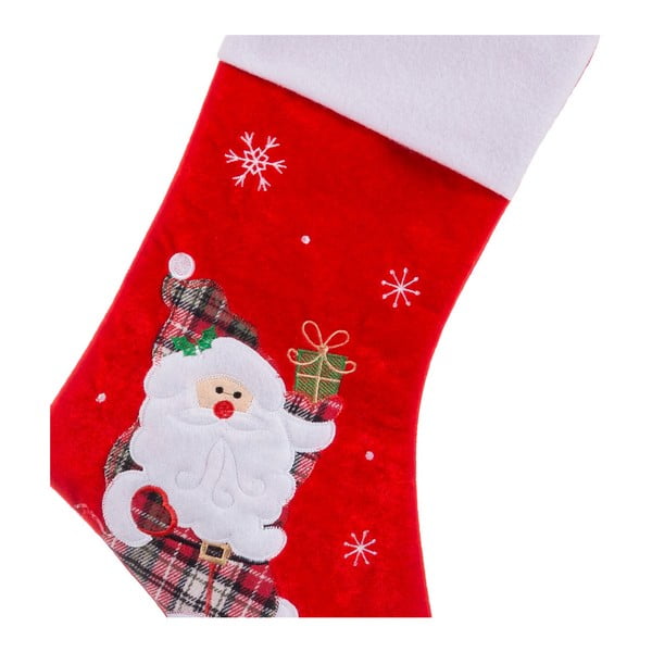 Tekstilna božićna čarapa Santa – Casa Selección-image-1