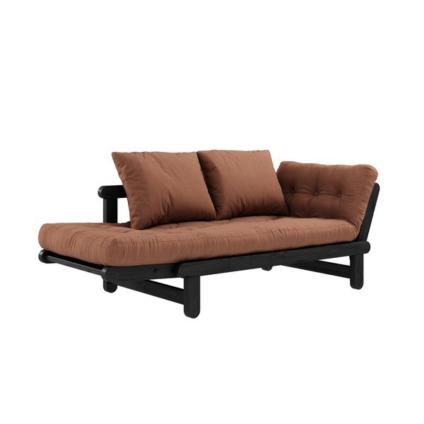 Podesivi kauč Karup Design Beat Black/Clay Brown-image-4