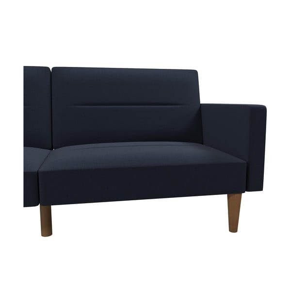 Tamnoplavi kauč na razvlačenje Støraa Mainstays-image-4