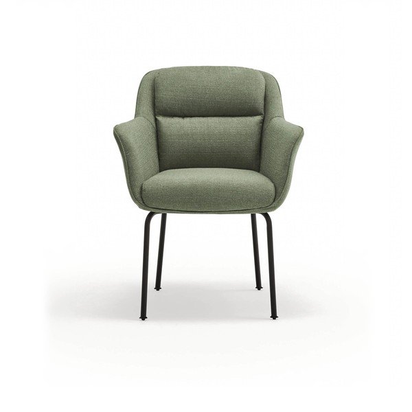 Zelena podstavljena blagovaonska stolica s naslonima za ruke Sadira – Teulat-image-2