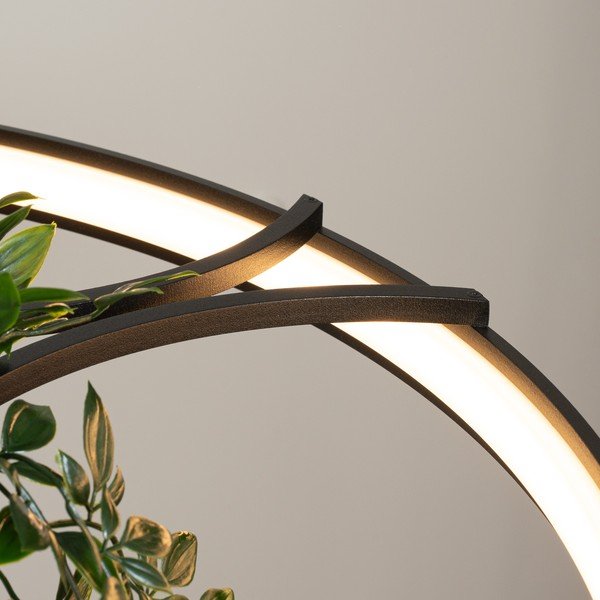 Crna LED viseća svjetiljka aluminijska ø 78 cm RIO – Thoro-image-3