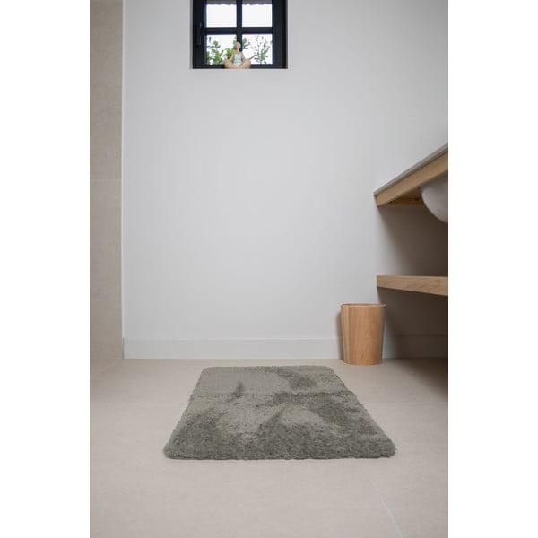 Smeđa kupaonska prostirka protiv klizanja Tiseco Home Studio Jule, 60 x 60 cm-image-1