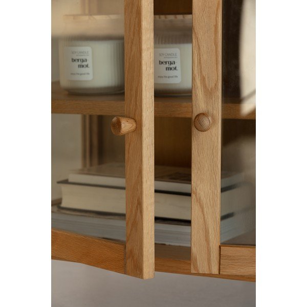 TV komoda u dekoru hrasta u prirodnoj boji 160x50x40 cm Ceci – MOME-image-2