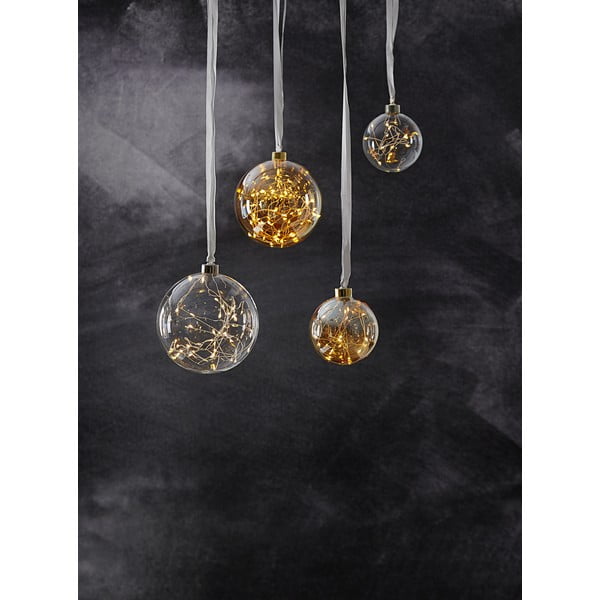 Bijeli božićni svjetlosni ukras ø 15 cm Glow – Star Trading-image-3