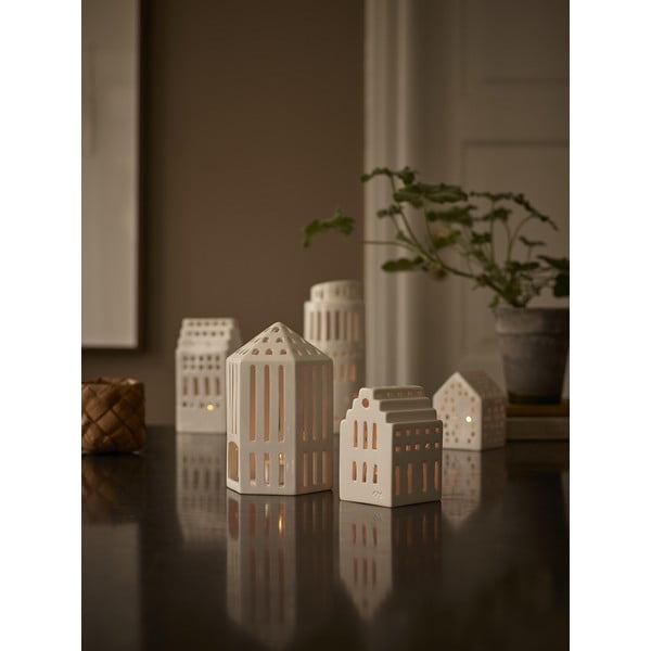 Bijela keramička fenjer Kähler Design Galleria, visina 18,5 cm-image-3