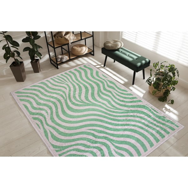 Zeleni periv tepih 120x180 cm Green Zebra – Vitaus-image-1