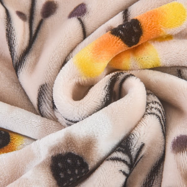 Posteljina za krevet za jednu osobu od mikropliša 140x200 cm Valentina – My House-image-4