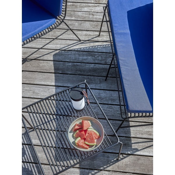 Crna metalna vrtna klupa String – Hübsch-image-4