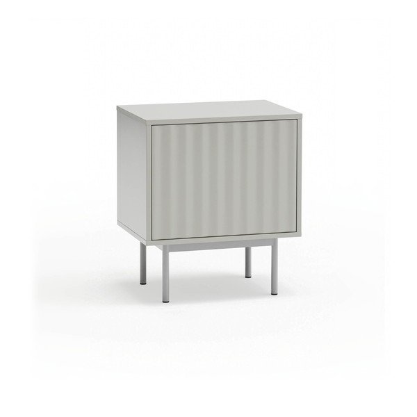 Svijetlo sivi noćni ormarić u mat dekoru Sierra – Teulat-image-2