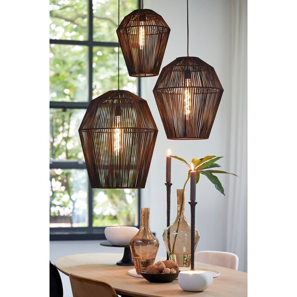Crna stropna lampa ø 30 cm Deya - Light & Living-image-1