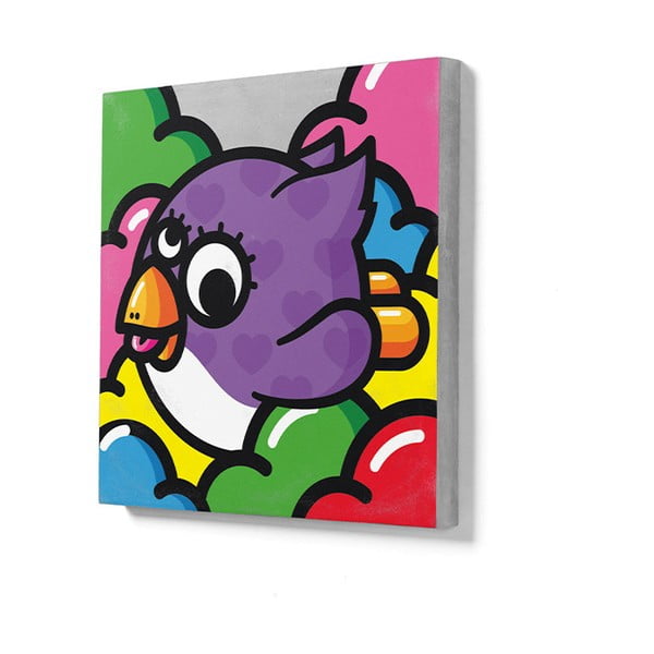 Betonska zidna slika Lyon Béton Volante Violette, 50 x 50 cm-image-1