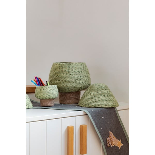 Zelena tekstilna dječja kutija za pohranu ø 25x36 cm Big Tree – Lorena Canals-image-4