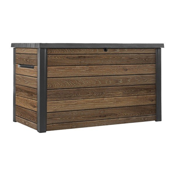 Smeđa plastična vrtna kutija za pohranu Signature – Keter