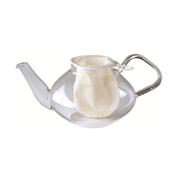 Bijelo pamučno cjedilo za čaj Westmark, ø 9 cm