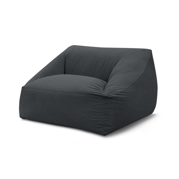 Tamno siva vreća za sjedenje od samta Lilibet – Bobochic Paris