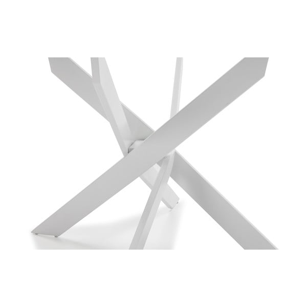 Okrugao blagovaonski stol sa staklenom pločom stola 120x120 cm Ruth – Marckeric-image-3